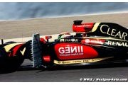 Maldonado a enfin pu travailler avec la Lotus E22