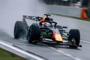 Hadjar crashes as rain disrupts Barcelona shakedown