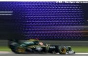 Les Lotus devant les Virgin et les HRT