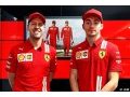 Leclerc serait heureux de continuer avec Vettel comme avec d'autres pilotes chez Ferrari