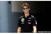 Grosjean a toujours des problèmes avec sa E21