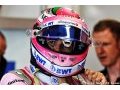 Pérez confirme à demi-mot qu'il va rester chez Racing Point Force India