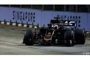 Grosjean a calé en Q1 au volant d'une spécification hybride