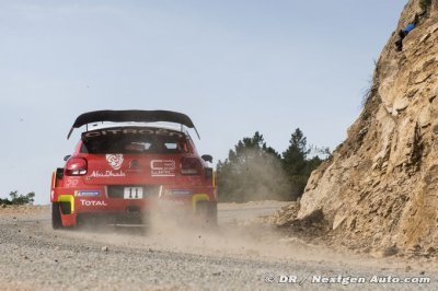 The Citroën C3 WRCs finish on a high note in Corsica