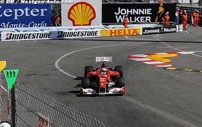 Alonso confirme dans les rues monégasques