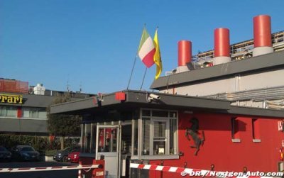 Ferrari: A small party to celebrate the win with an old friend