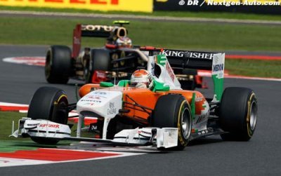 Sutil n’est pas au niveau souhaité en qualification