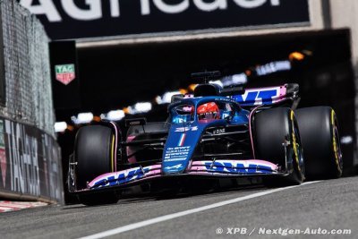 Alpine F1 dans le top 10 des Libres dans les rues de Monaco
