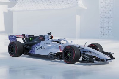 Audi F1 présente une livrée spéciale scintillante pour la nuit de Singapour