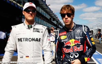Schumacher not ’the reference’ at Mercedes - Vettel