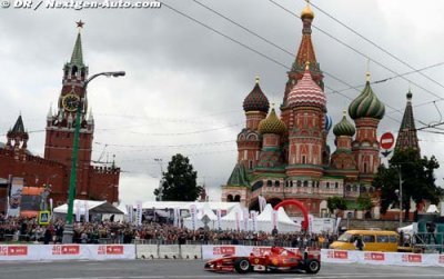 Kobayashi regrette la pluie à Moscou