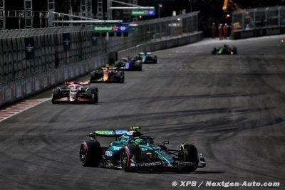 Alonso frôle les points à Vegas, Stroll a dû faire la course sans radio