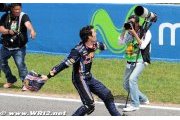 Webber a fait don de son casque... aux spectateurs