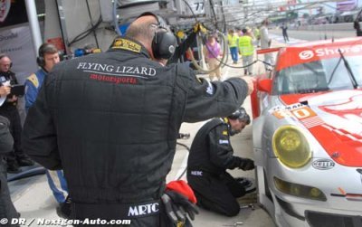 Lucas Luhr et Spencer Pumpelly avec le Flying Lizard