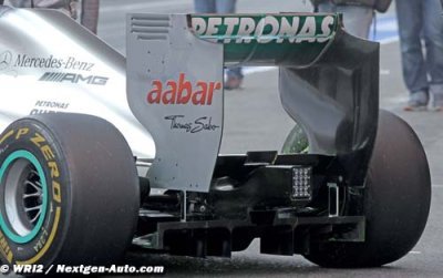 L’aileron Mercedes doté du F-duct passif déclaré légal