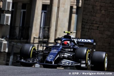 Azerbaïdjan, EL3 : Gasly meilleur temps, Verstappen dans le mur
