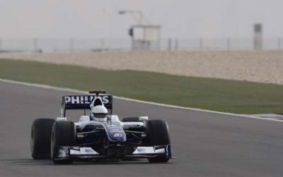 Sheikh Khalid drives the FW31
