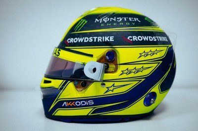 Hamilton portera un casque jaune cette saison