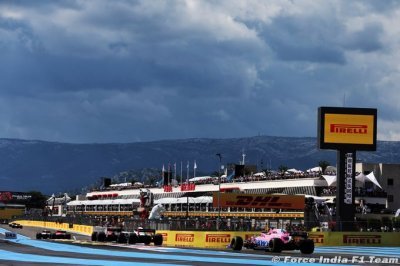 Une nouvelle entrée des stands au Paul Ricard