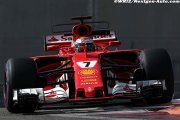 Test de Yas Marina, J1 : Raikkonen le plus rapide du jour