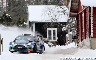 Leader Latvala eases Ford Fiesta further ahead in Rally Sweden
