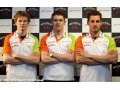 All three Force India drivers racing for 2012 seats