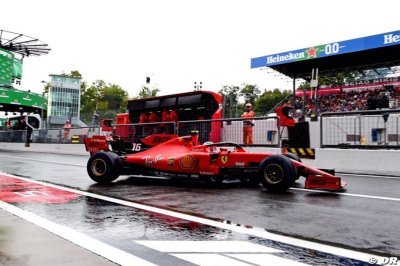 Monza, EL1&nbsp;: Leclerc devant les McLaren sur une piste humide