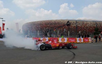 The Ferrari F60 and Marc Gené star in South Africa