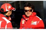 Ferrari calme Alonso sur Twitter