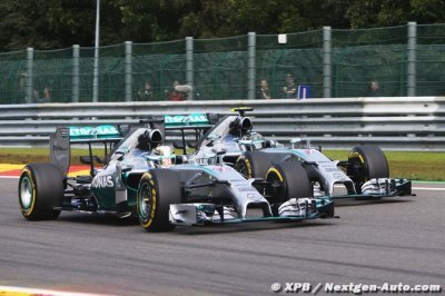 Wolff avait menacé Hamilton et Rosberg de les écarter de Mercedes F1