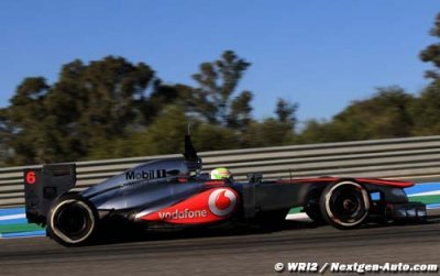 Perez a découvert à son tour la McLaren MP4-28