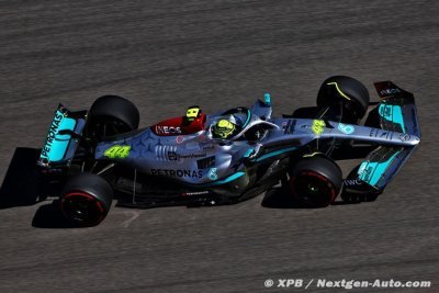 Mercedes F1 verrouille la deuxième ligne à Austin
