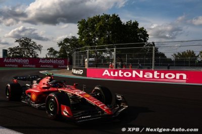 Sainz valide son objectif à Miami mais ’ç’aurait pu être mieux’