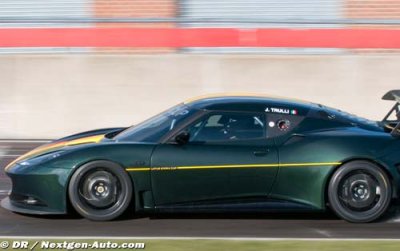 Jarno Trulli develops his first Lotus race car