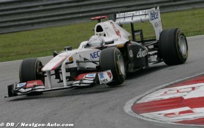 Sauber et Kobayashi marquent leurs premiers points