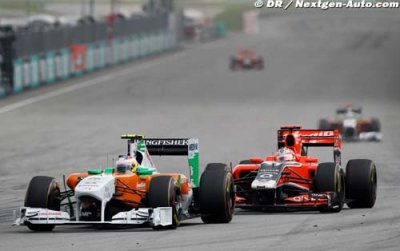 Petrov et Di Resta se plaignent des débris de gomme