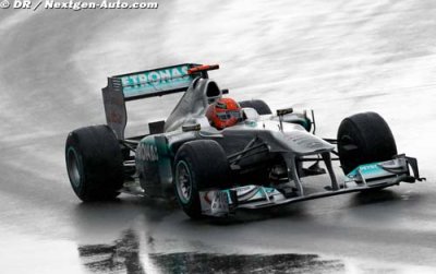 Schumacher espère de la pluie dimanche