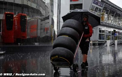 Pirelli&nbsp;: La pluie va ruiner certaines stratégies