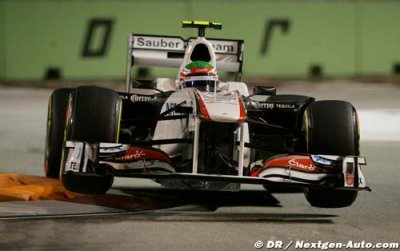 Sauber sauve un point à Singapour