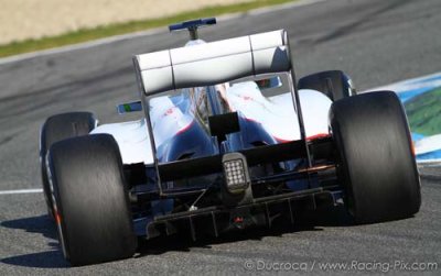 Gutierrez a roulé dans la Sauber C31 à Vairano