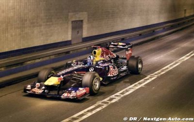 Vidéo&nbsp;: Coulthard à 305 km/h dans le tunnel Lincoln&nbsp;!