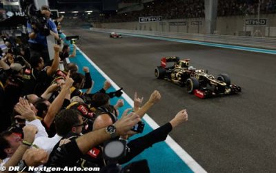 Renault Sport salue la victoire de son partenaire Lotus