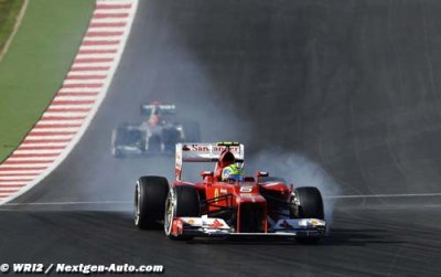 Massa&nbsp;: Le côté sale plus glissant que d’être sur du mouillé