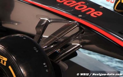 McLaren: Hidden step nose & pull-rod front suspension