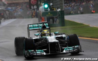 Rosberg s’amusait bien sous la pluie