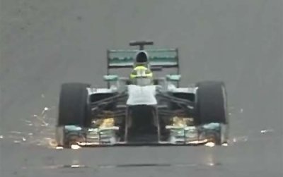 Mercedes identifie un problème structurel sur l’aileron de Rosberg