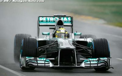 Brésil L1&nbsp;: Rosberg prend la tête sous la pluie