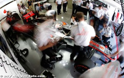 Des conditions extrêmes pour les pilotes McLaren