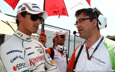Sutil a l’intention de rester chez Force India