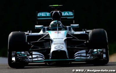 Rosberg&nbsp;: ca glisse plus que l’année passée dans les virages